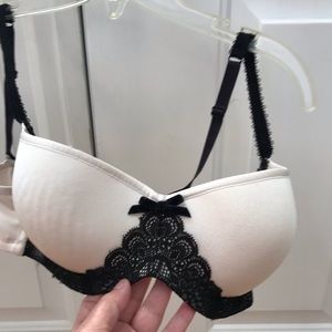 Wacoal Ivory with Black Trim